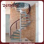 indoor tempered glass spiral stairs/staircase DMS-5002 spiral staircase
