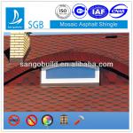ISO9001:2008 approved 2013 HOT!!! mosaic roofing shingle Double Roman Tiles, Laminated asphalt shingle