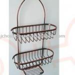 metal hgh quality shower caddy 41-042CP