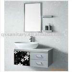 Modern 304 Stainless steel bathroom vanity QX-021