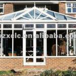 Modern and durable outdoor prefabricated glass house wzx-sr-004