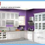 modern solid wood kitchen cabinets WV-8018