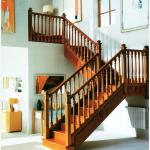 modular Solid Wood Stair &amp; Staircase LH-WS012