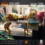 Museum decorate FRP leopard artware HLL-012