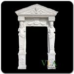 Natural White Marble Stone Doorway With Statue VD-019C VD-019C