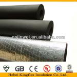NBR PVC heat insulation building material with aluminum foil as agreed