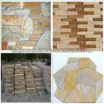Ntural slate mushroom stone for wall tile Slate mushroom stone