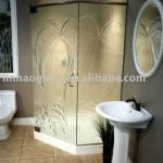 patterned shower glass lh-y0003