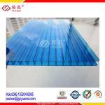 pc hollow sun sheet, with UV plastic crystal clear pc hollow sheet YM-pc-208