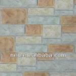 Polyurethane stone wall panels,castle stone panel,multicolor paneling for wall NEU-WP020A-MC02