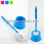 Popular plastic toilet brush with holder 360-toilet brush holders