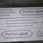 pvc upvc plastic window door for construction formework 60 80 88