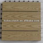 recycled wood plastic composite interlocking garden/balcony/bathroom floor tiles WPC Tile 30S30