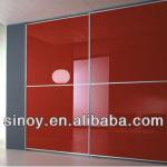 red painted glass for wardrobe doors SMI-LAC1000