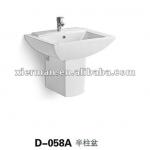 sanitaryware ceramic wall hung basin D-058A