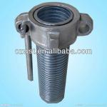 scaffolding prop parts prop sleeve with casted prop nut 60MM