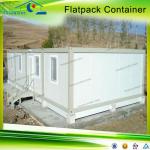 Simple and nice double slope roof prefabricated shipping house container for accommodation hot sale CQDT2055