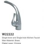 Single-lever and Single-hole Kitchen Faucet W22222