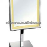 Square table magnifying LED mirror for makeup/shaving(2M297) 2M297