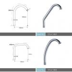 stainless steel 201# faucet spout YX-C1802/5/6/8