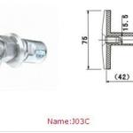 stainless steel flat routel for the glass clamp spider 004