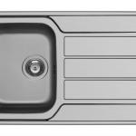Stainless Steel Sink ATHENA 1B 1D (86x50)