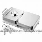 Stainless steel square double glass door lock(ZG-062) ZG-062