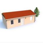Steel House - Total Area 46 M2 - Dimensions 5.1m X 9.1m HSD-PH74