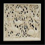 Stone Wall Relief Carving of Under Water Scene HT-Lucy-re017