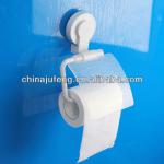 Suction cup plastic toilet tissue paper holder TS2003W