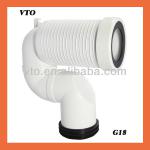 U-PVC S trap for toilet G18
