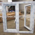 upvc material casement window WJ-WD-001