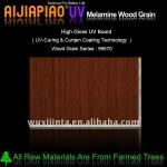 UV melamine wood grain paper laminated mdf panel AJ-99670
