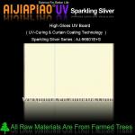 UV sparkling silver mdf panel AJ-96801E+S