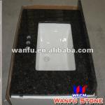 Verde Ubatuba Granite Vanity Top with Rectangular Sink WG-152
