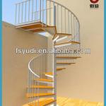 white color spiral staircase for industrial stairs 9004-4