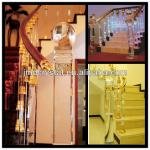 wholesales Crystal glass stair railings designs JMD-LT